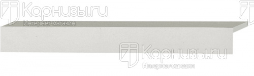 Карниз с блендой комплект №6 белый от магазина karnizy.ru