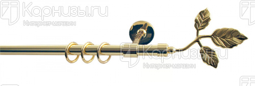 Карниз Бахус золото 16 мм от магазина karnizy.ru
